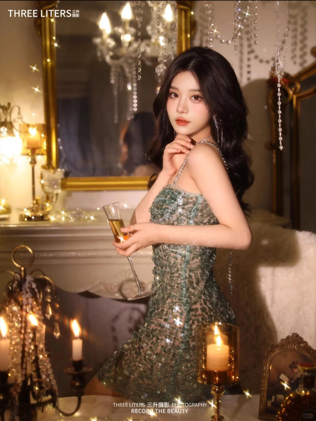 财阀千金的生日照🥂秒变氛围感女明星