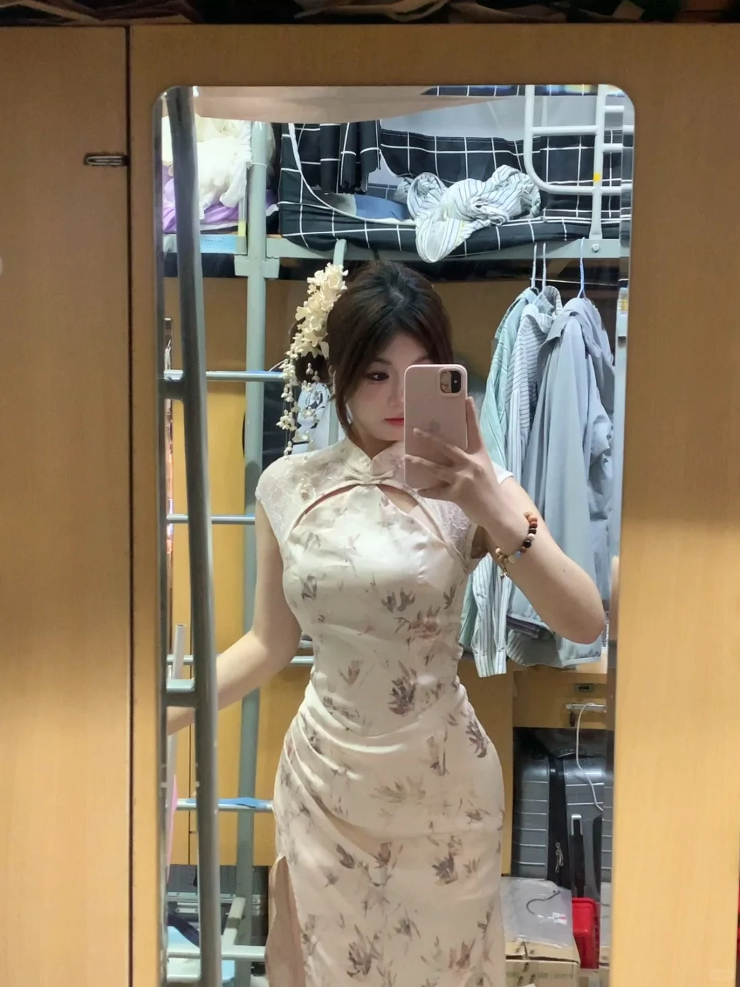 163 105｜谁懂这种超显腰臀比的旗袍！！