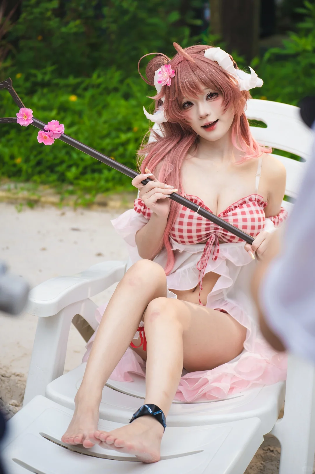 全网捞这只超萌的泳装小羊！