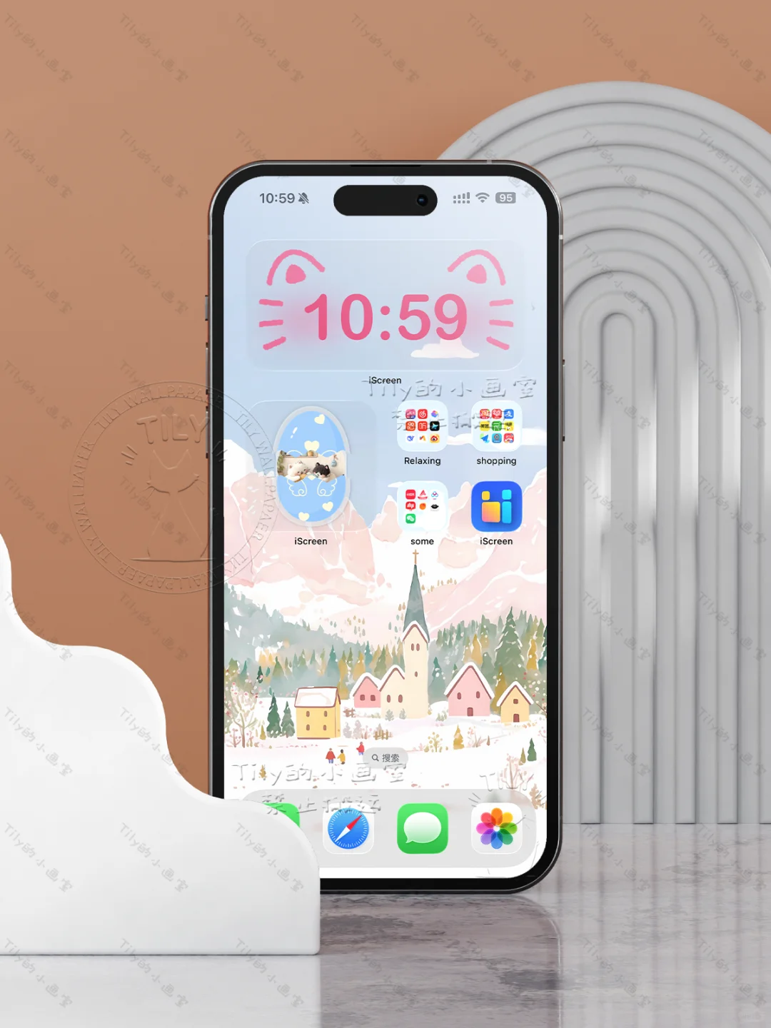 【千山暮雪】治愈可爱系｜手机壁纸