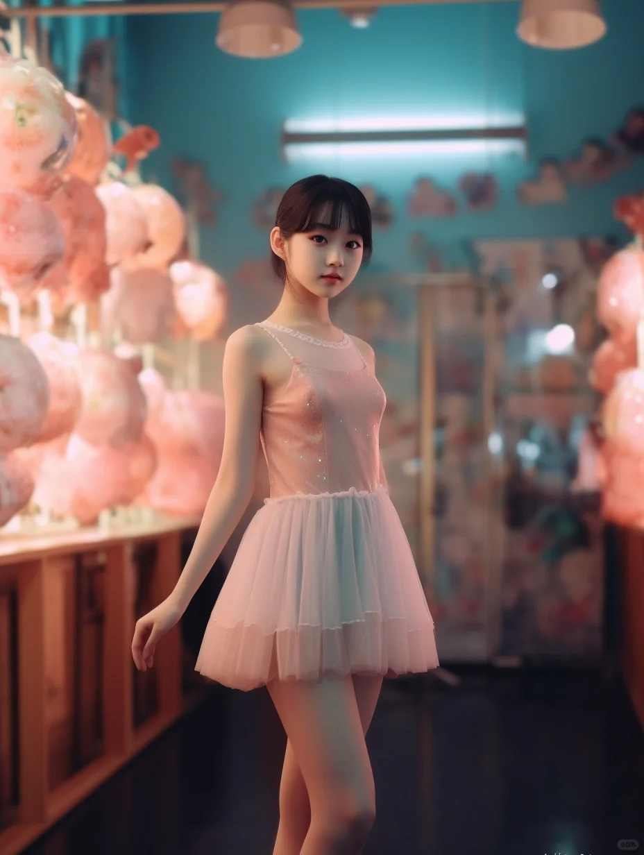 粉色的芭蕾美少女