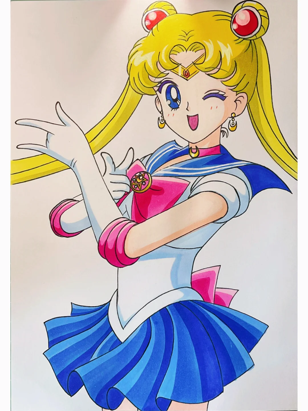 美少女战士 水冰月｜马克笔手绘