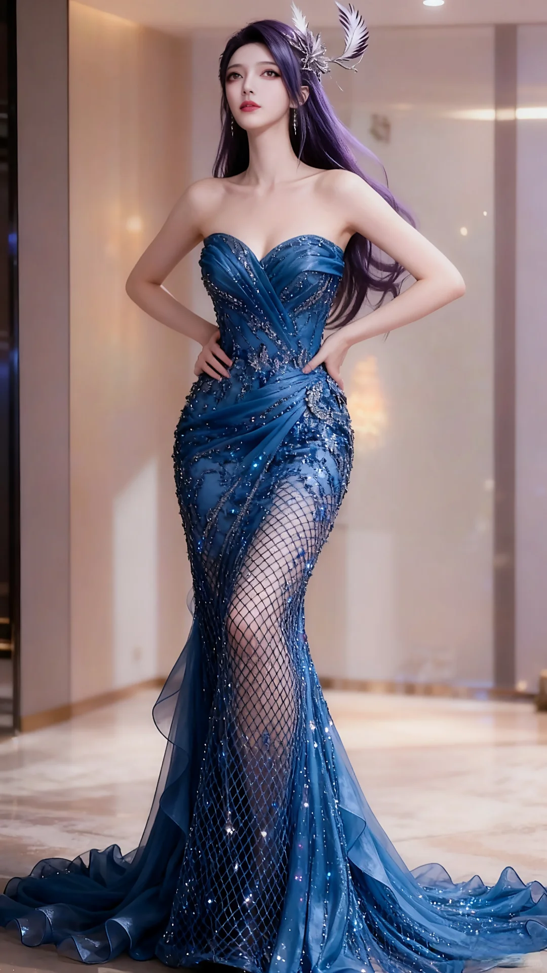 国漫女神穿上现代装阿银