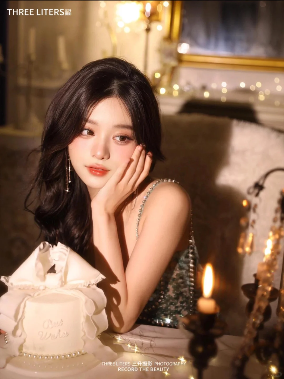 财阀千金的生日照🥂秒变氛围感女明星