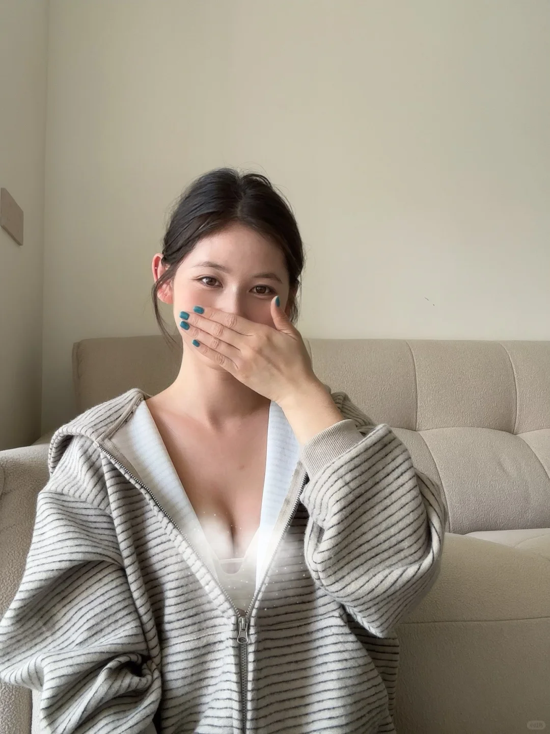 实况直出、 小胸老婆本命聚拢内衣👙