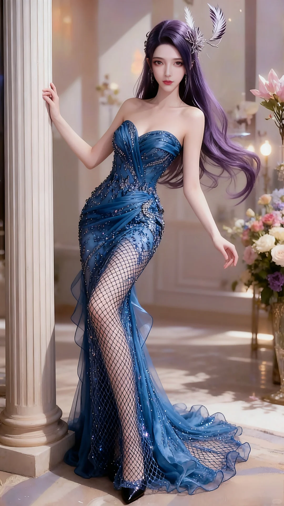 国漫女神穿上现代装阿银