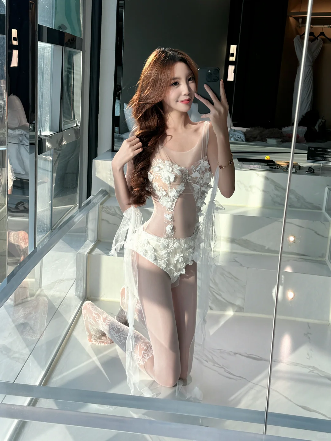 🤍All white 纯欲泳衣分享🩱