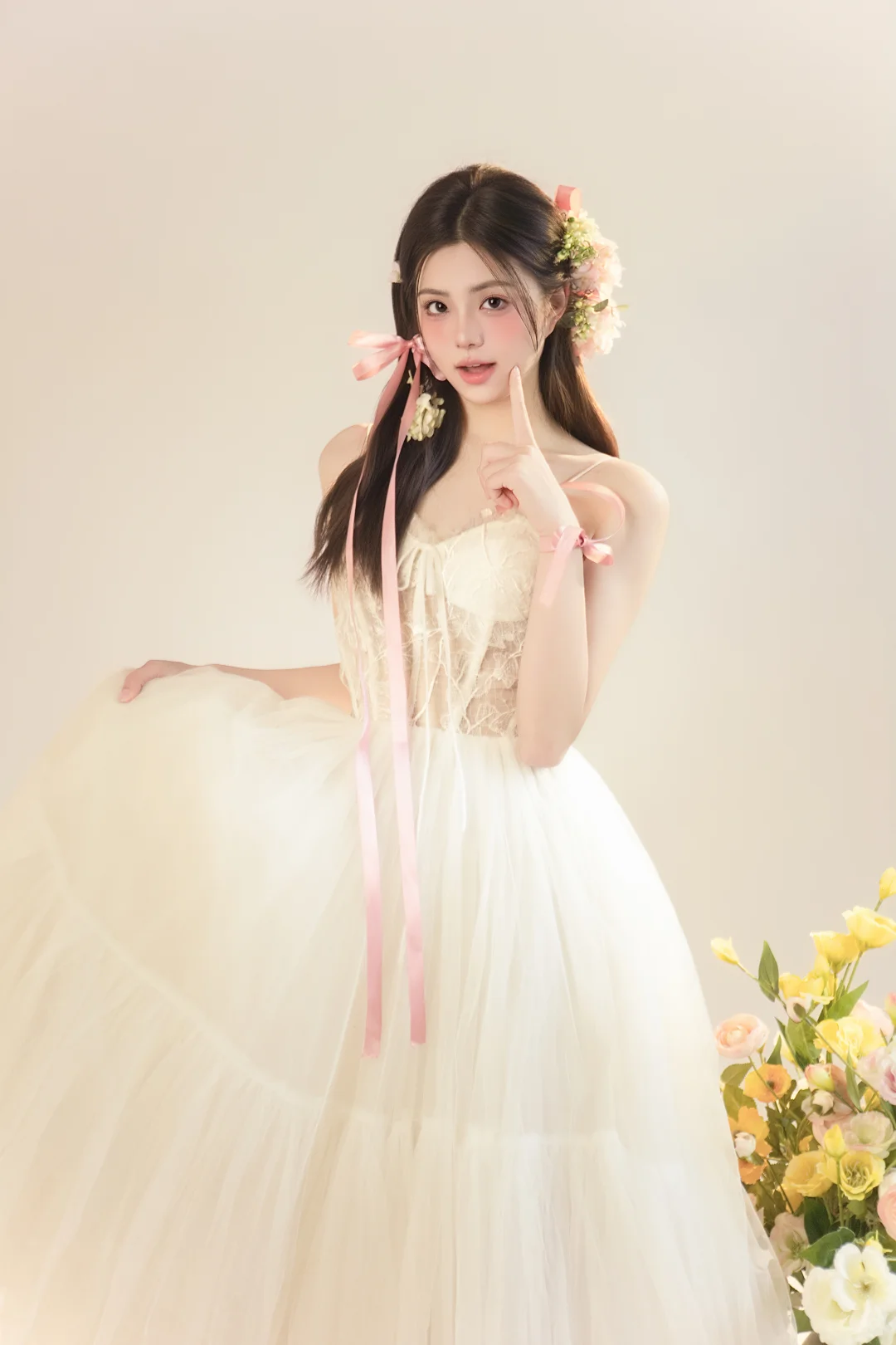 少女的浪漫里夹杂着花语🪅甜度满分🌸