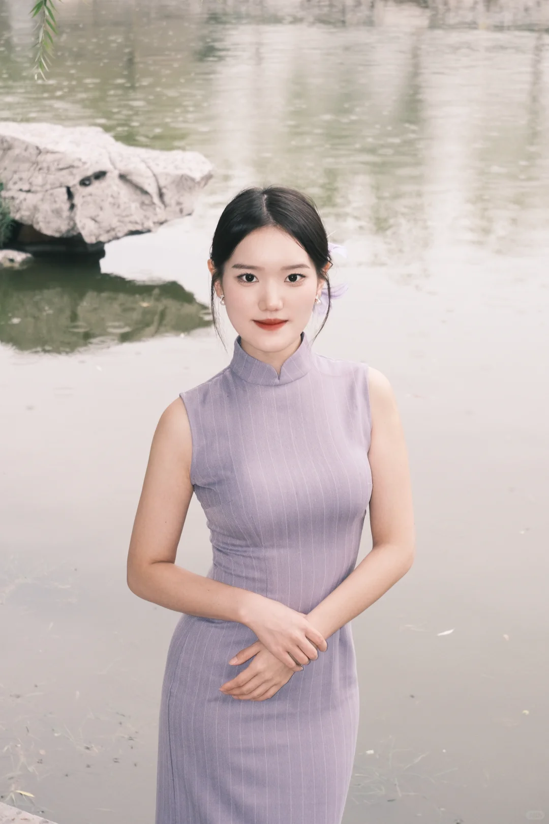 邯郸富士陪拍｜紫色旗袍💜