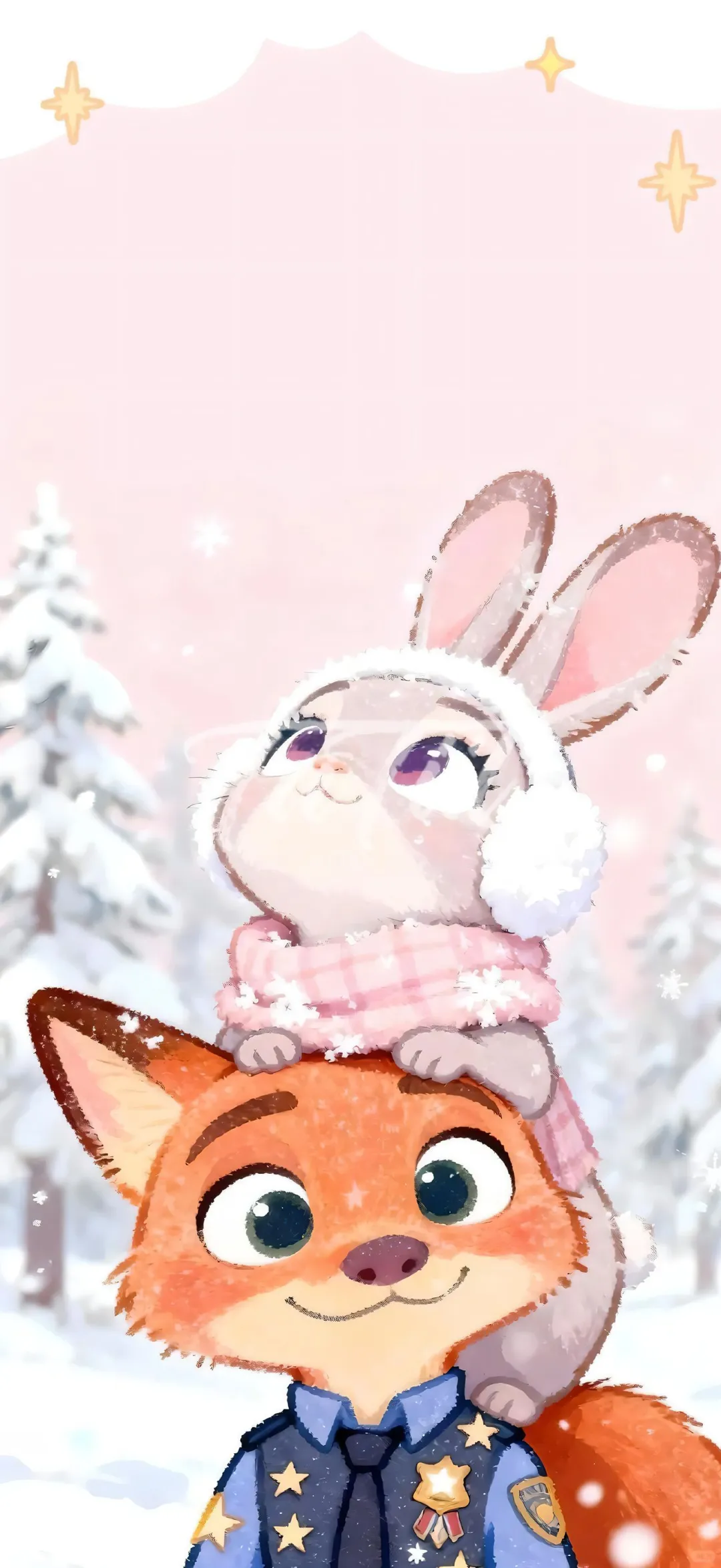 冬天雪景壁纸.尼克朱迪壁纸