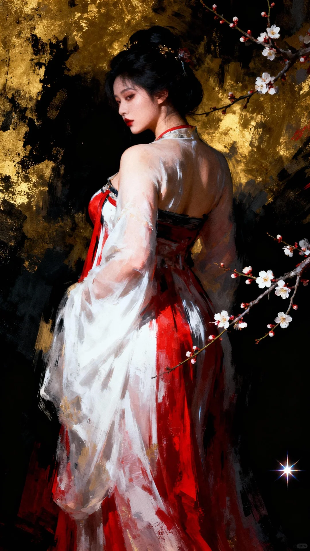 AI壁纸|梅花幽怜