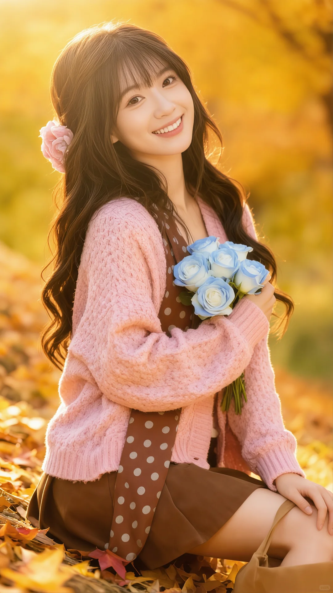 粉棕系秋日甜妹🎀