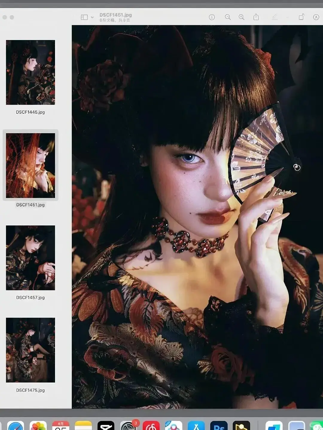 东莞超多人拍的💕恶女花魁写真⚔️美死了