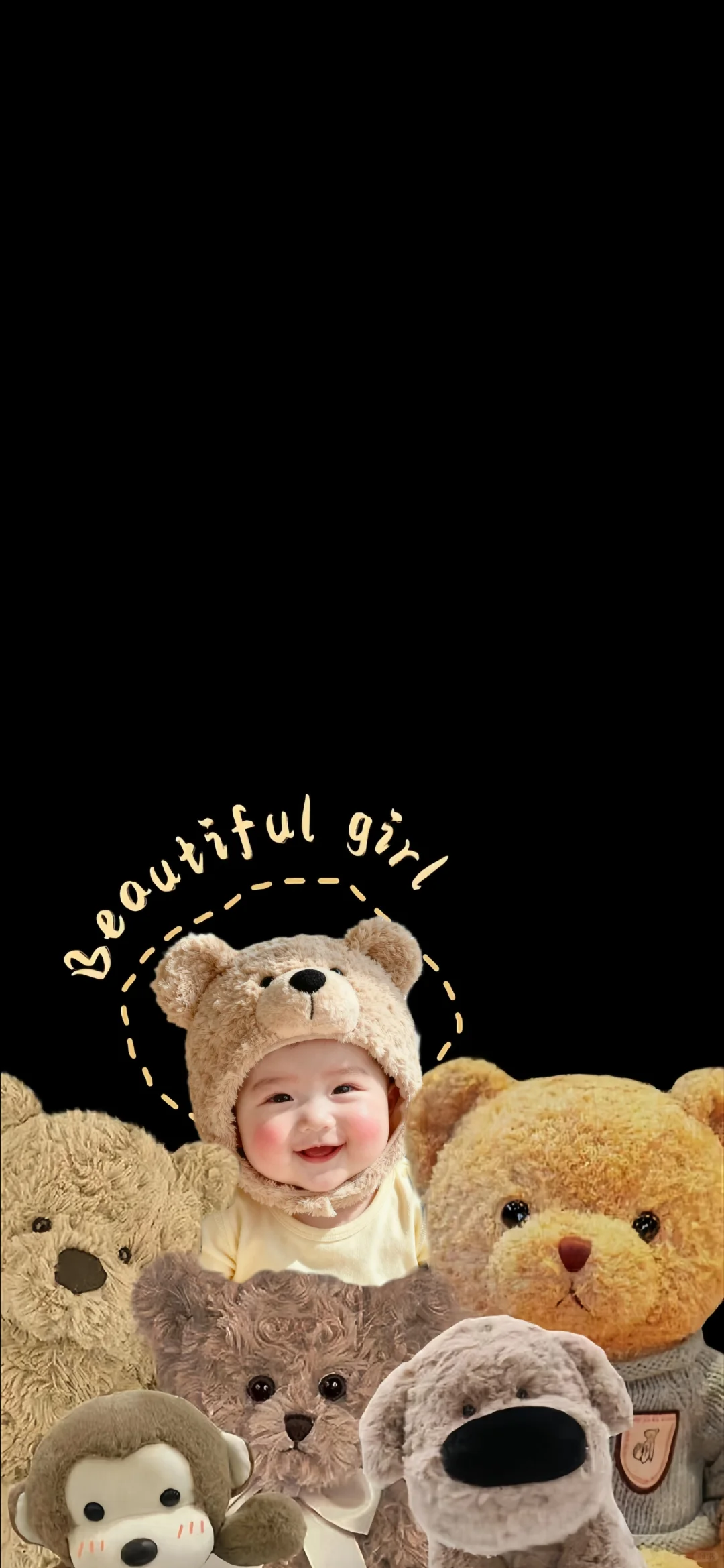 把娃做成毛绒壁纸！软fufu谁顶得住啊🐻