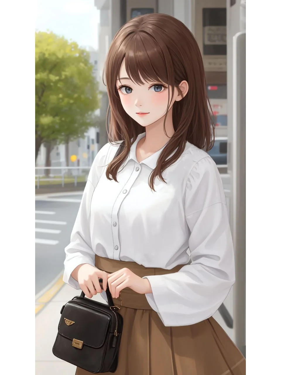 AI教你秋日美拉德穿搭｜通勤风