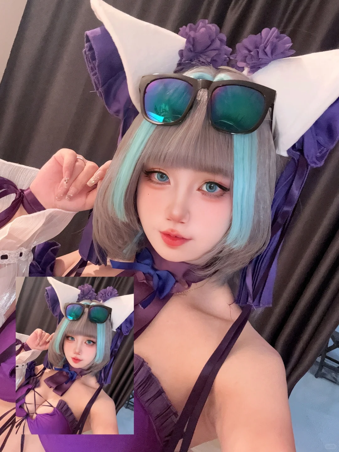 冬天当然要拍泳装啦！