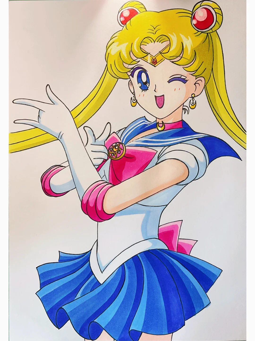 美少女战士 水冰月｜马克笔手绘