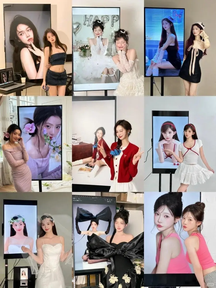 在福清🥰拍写真必打卡的大屏幕合影📸