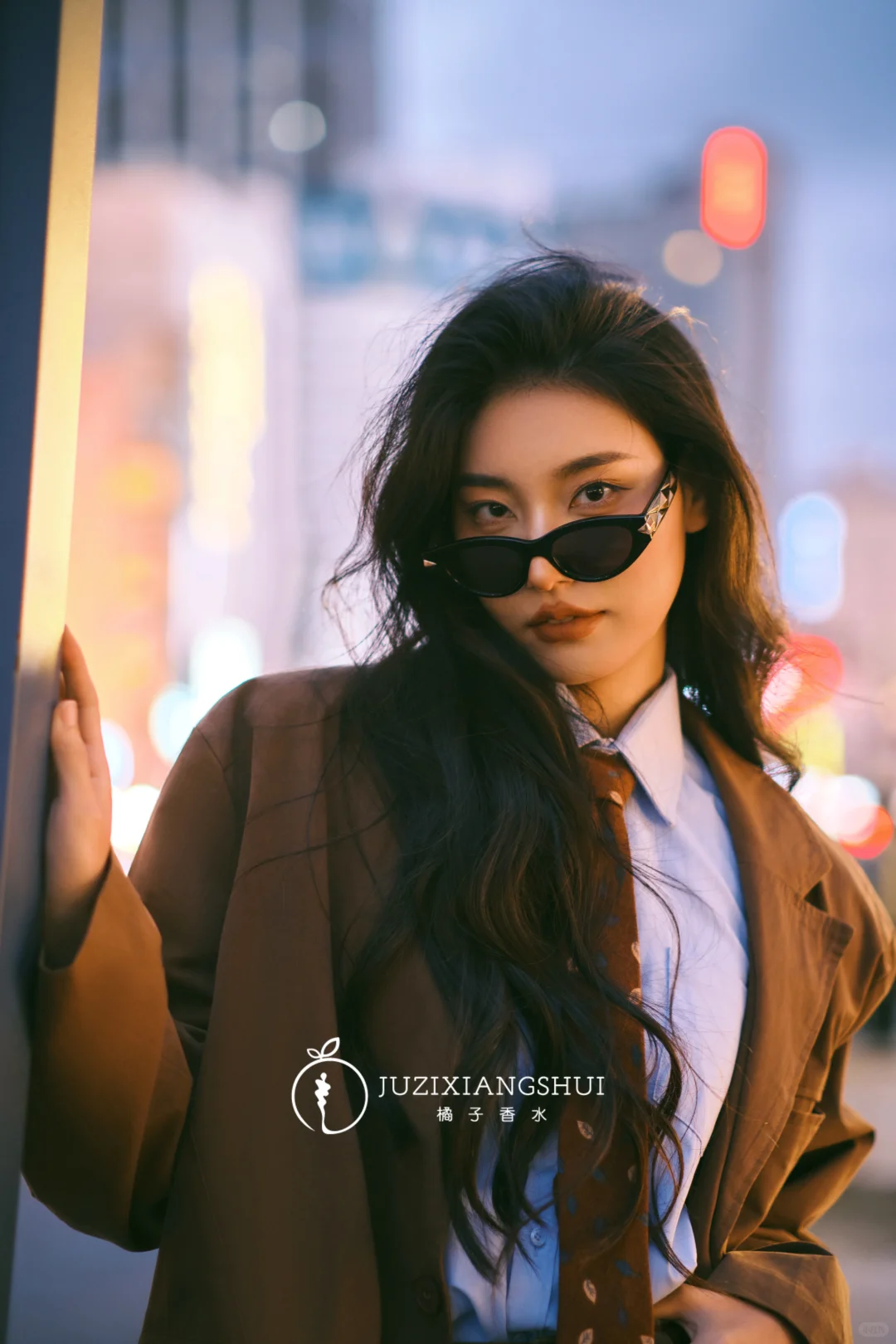 夜景氛围感写真、氛围感拉满