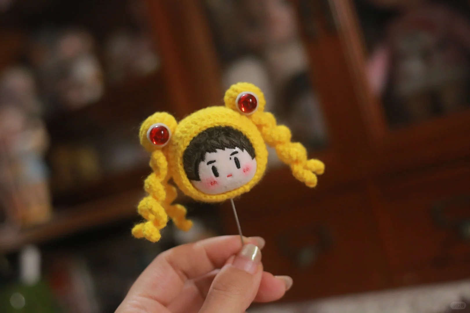 钩针5cm棉花娃娃美少女战士头套