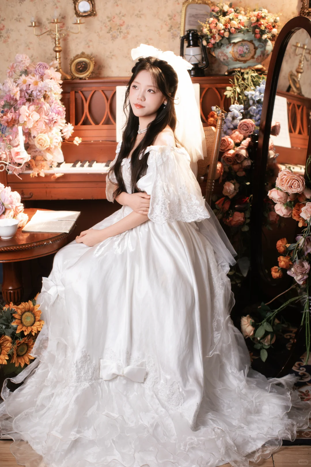 超甜氛围法式公主风婚纱写真～