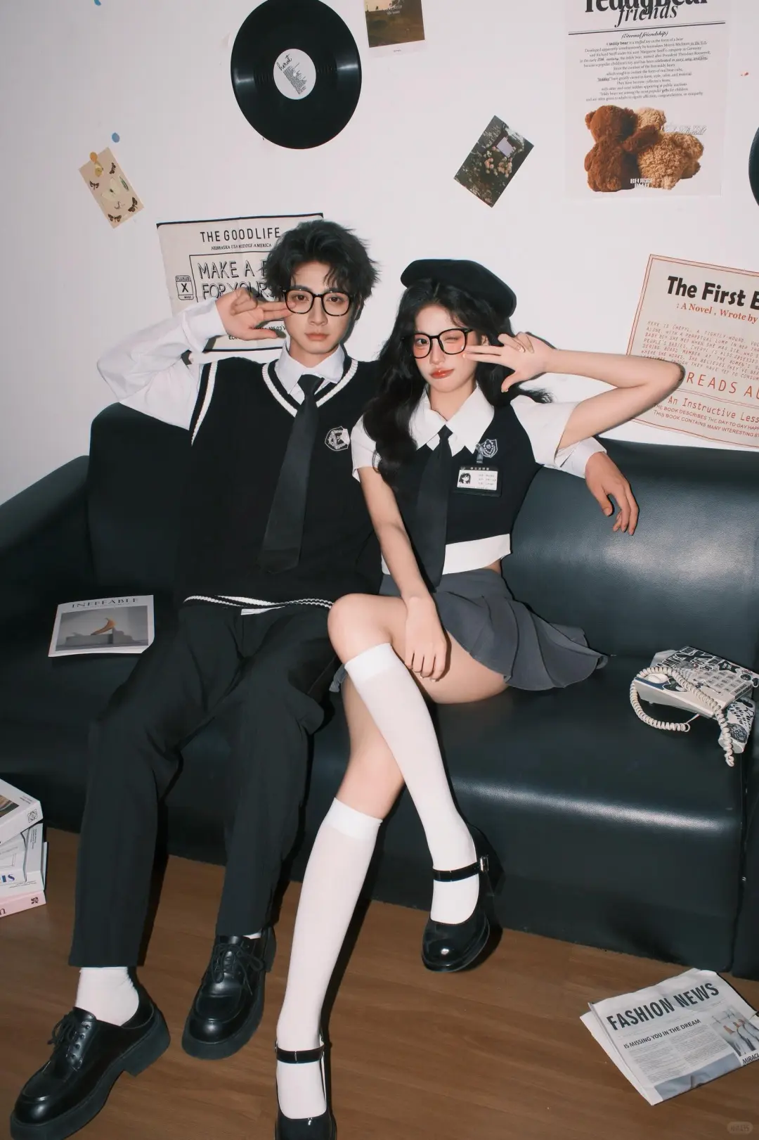 学校里那一对势均力敌的情侣👓