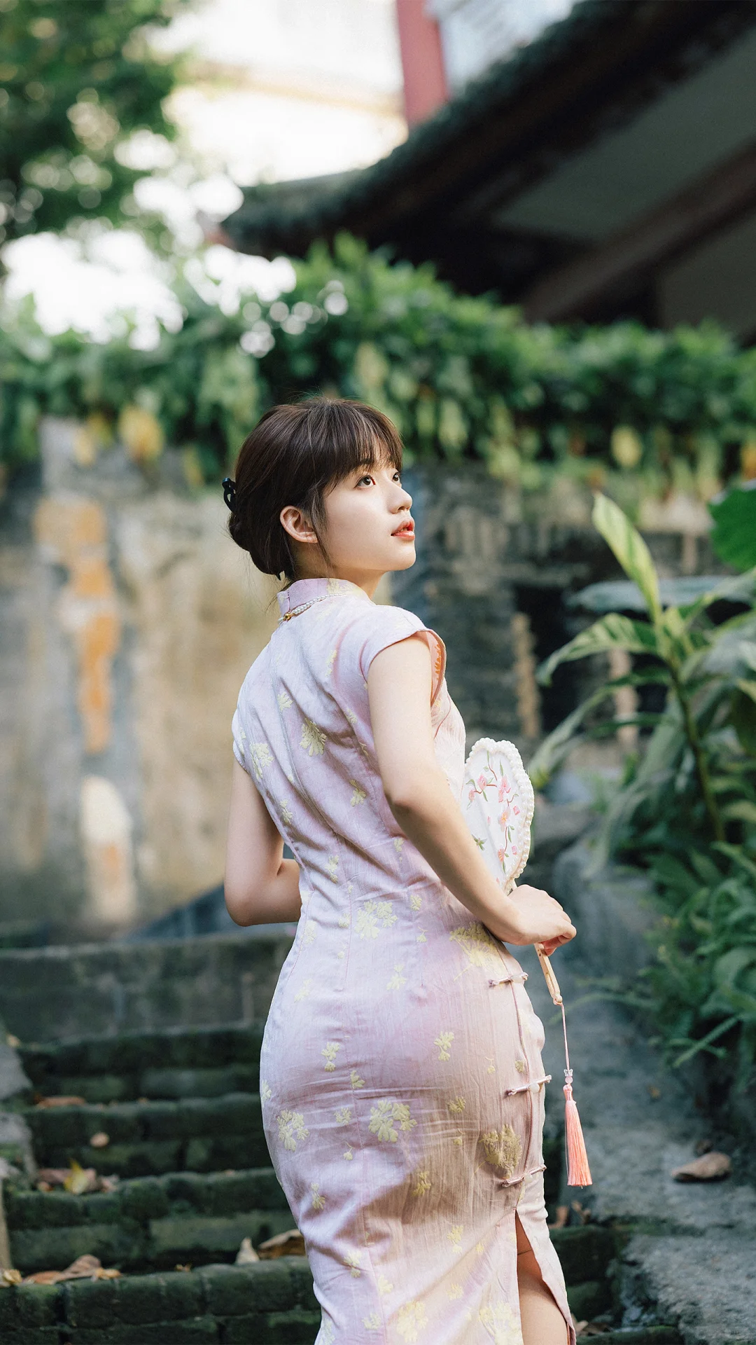 衣沾秋意浅 花与暖阳闲‖旗袍写真