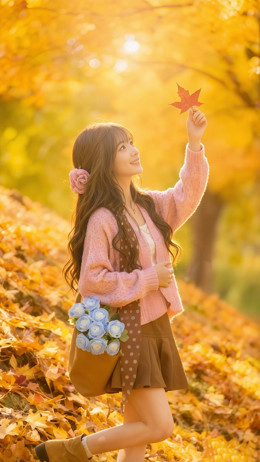 粉棕系秋日甜妹🎀