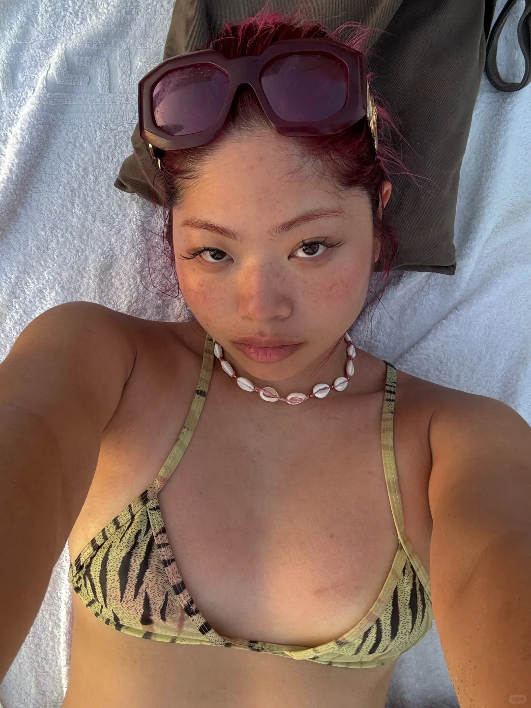 OOTD | Tiger print bikini 🐚👙