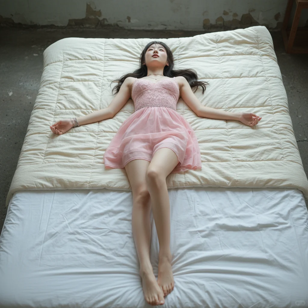 少女睡姿和睡姿的睡美人