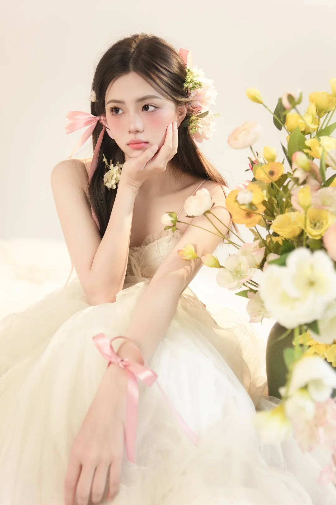 少女的浪漫里夹杂着花语🪅甜度满分🌸