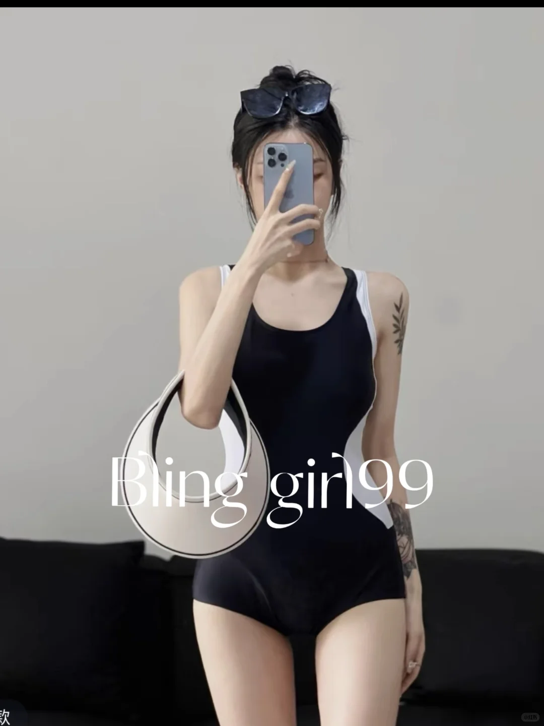 呐你们要的平角裤泳衣🩱➡️右滑上身实拍测评