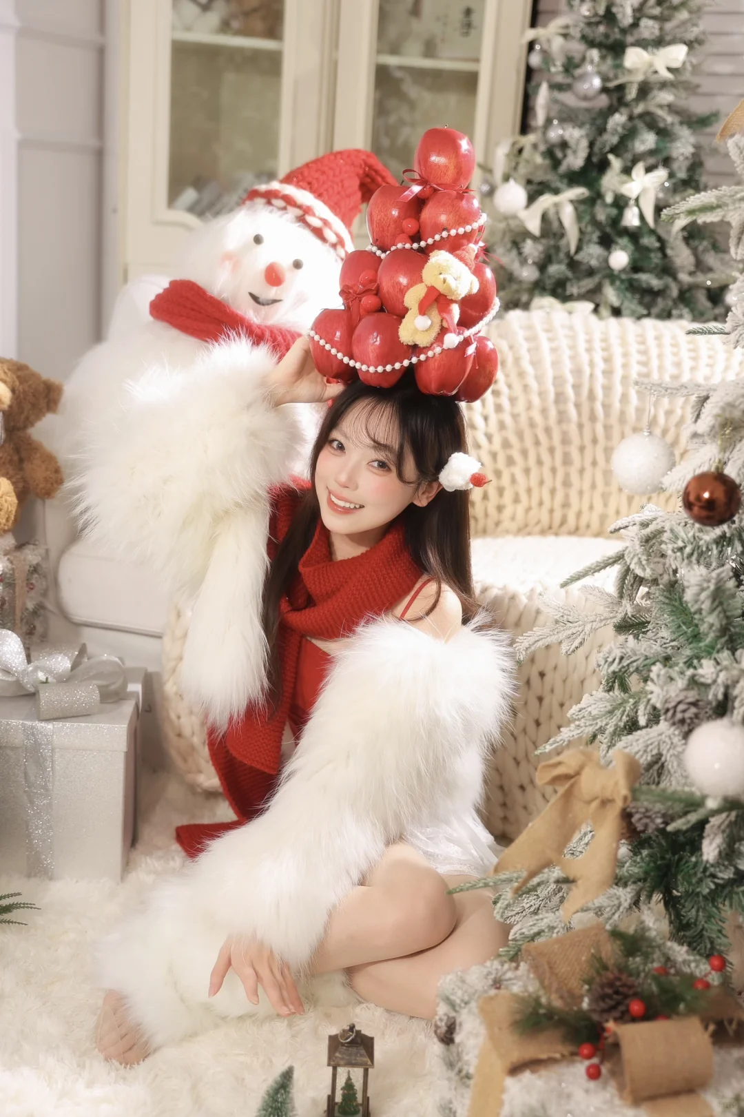 我的那个笨蛋女朋友⛄️跟小雪人一样可爱