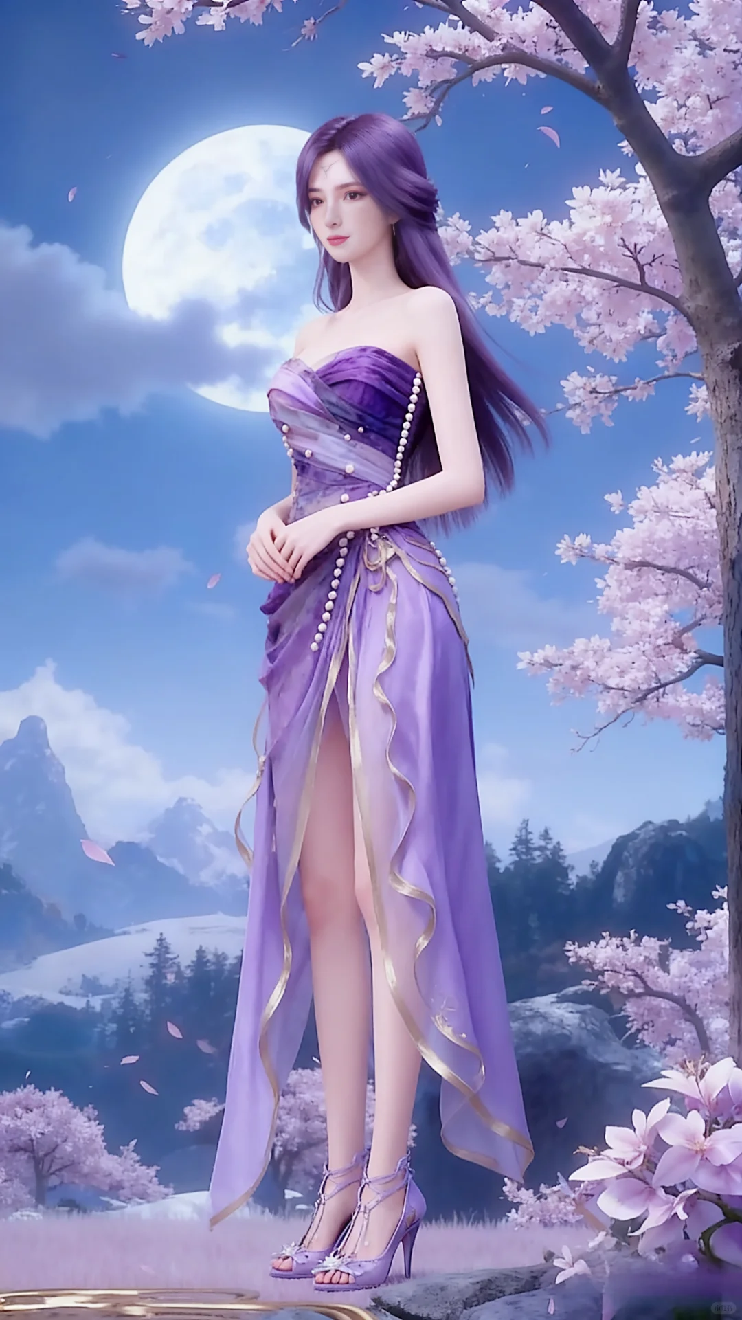 国漫女神穿上现代装安妙依