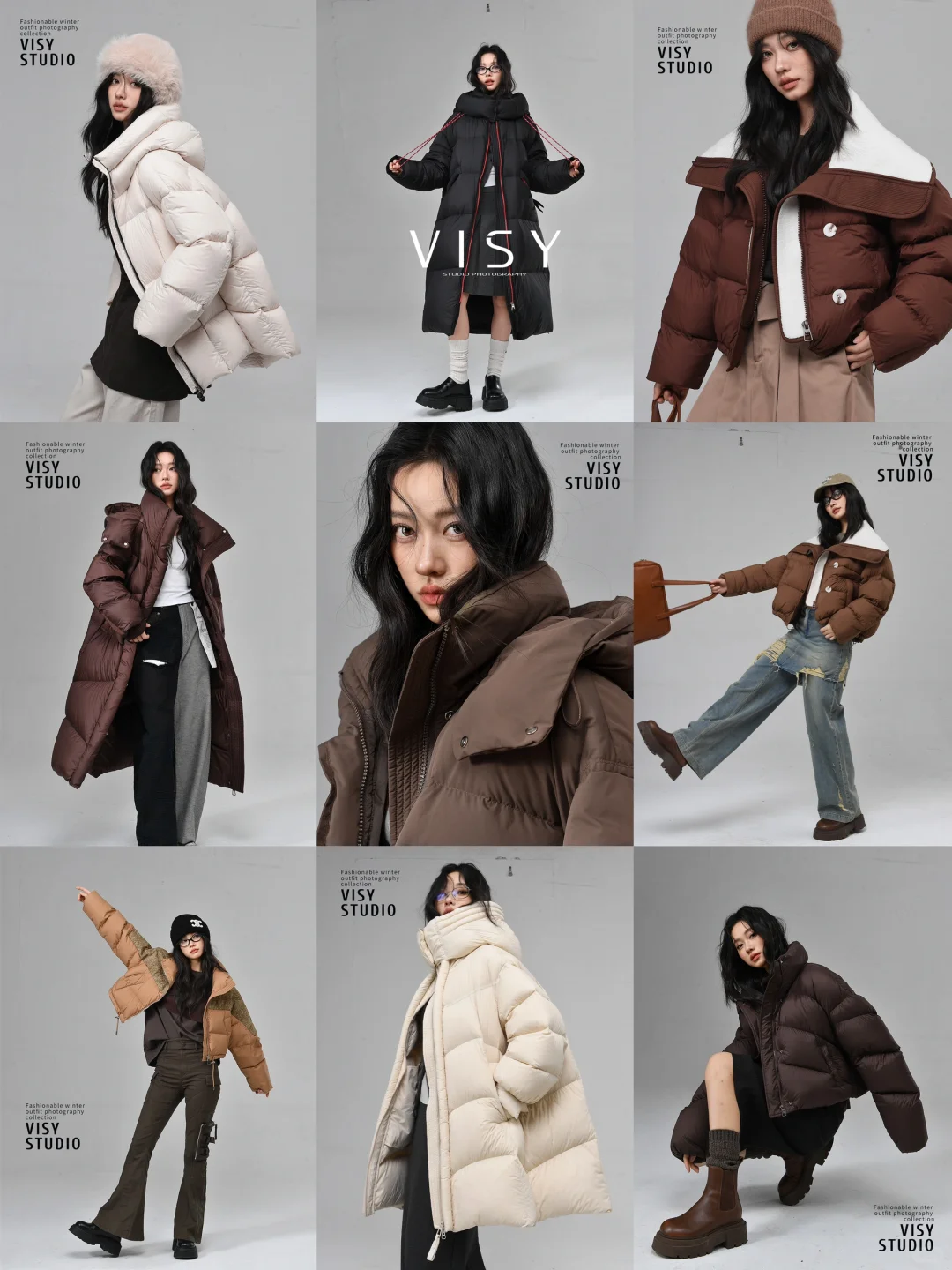 羽绒服大片｜模特这么拍更带感