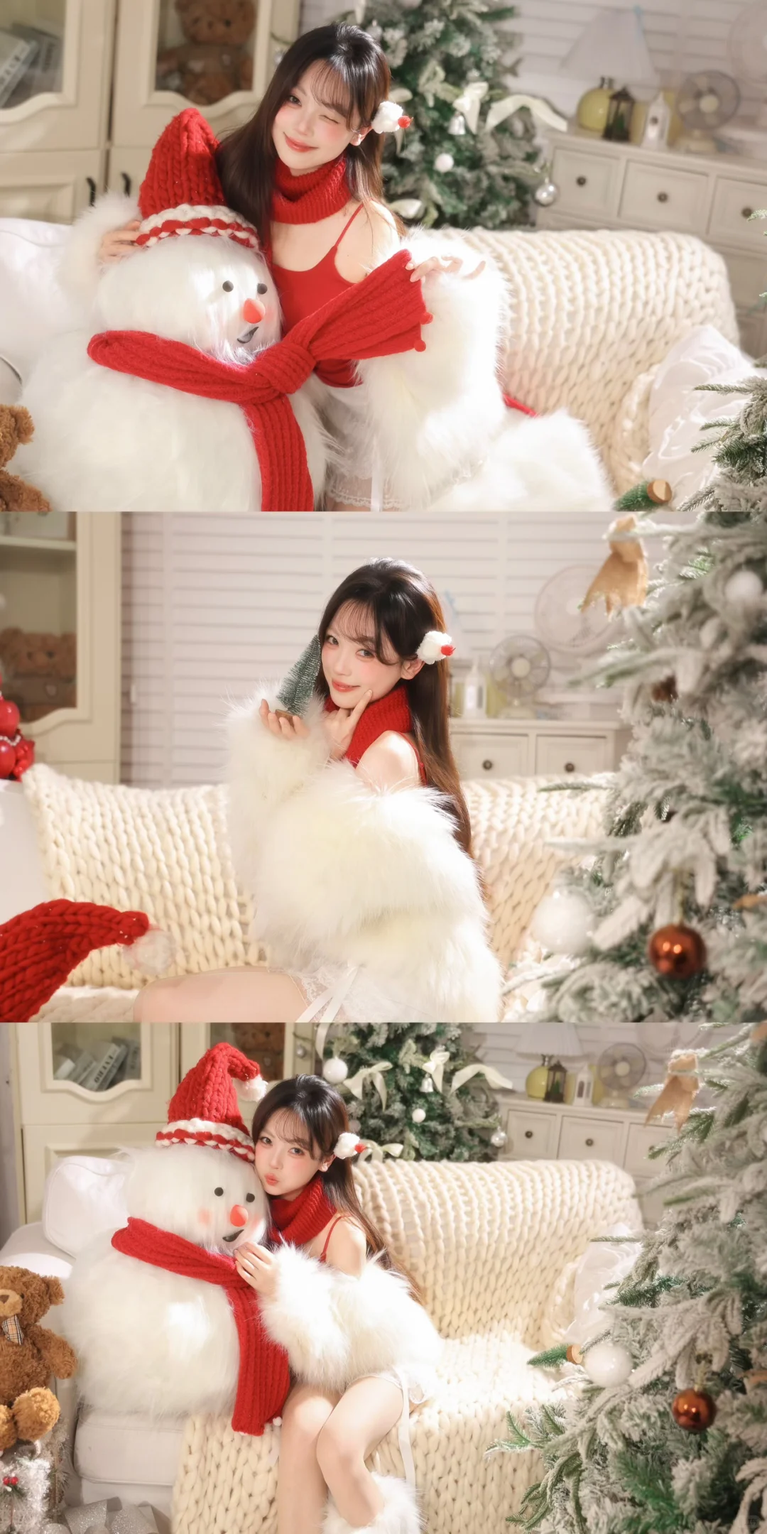 我的那个笨蛋女朋友⛄️跟小雪人一样可爱