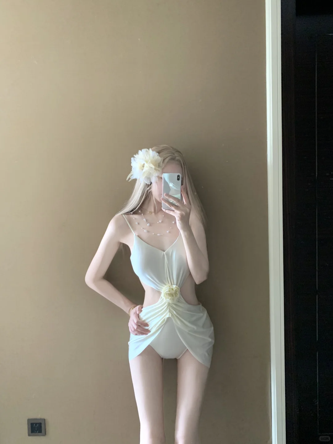 今天的泳衣真的好仙好温柔！