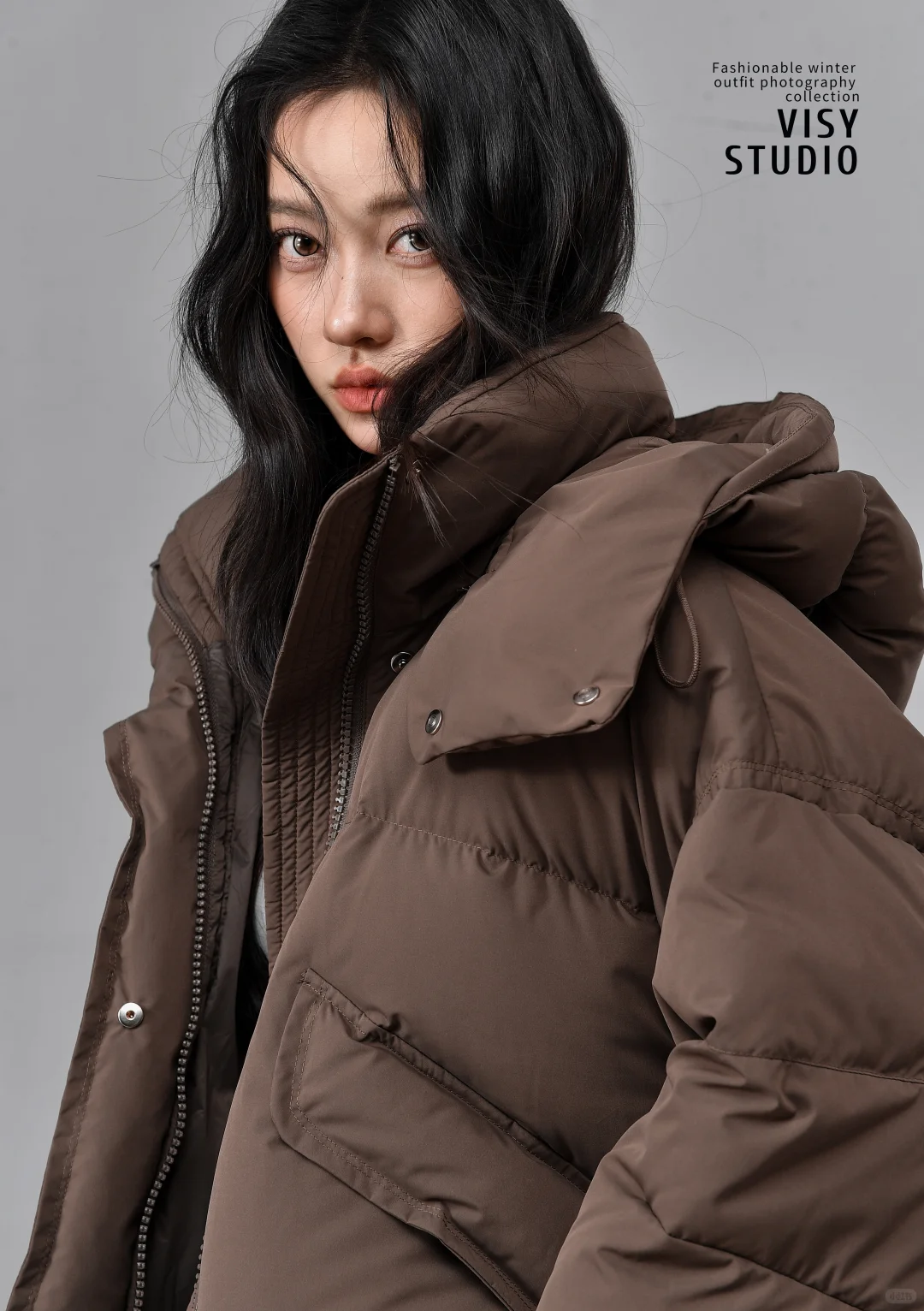 羽绒服大片｜模特这么拍更带感