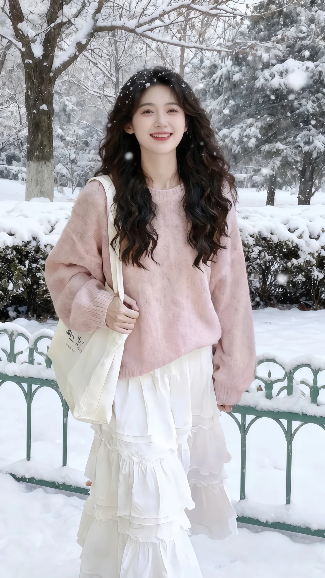 雪景氛围感穿搭❄️AI生成直接卖爆