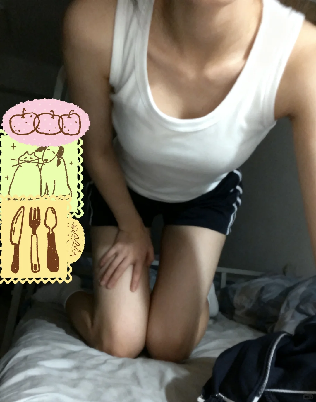 真是女生，可能穿校服不明显