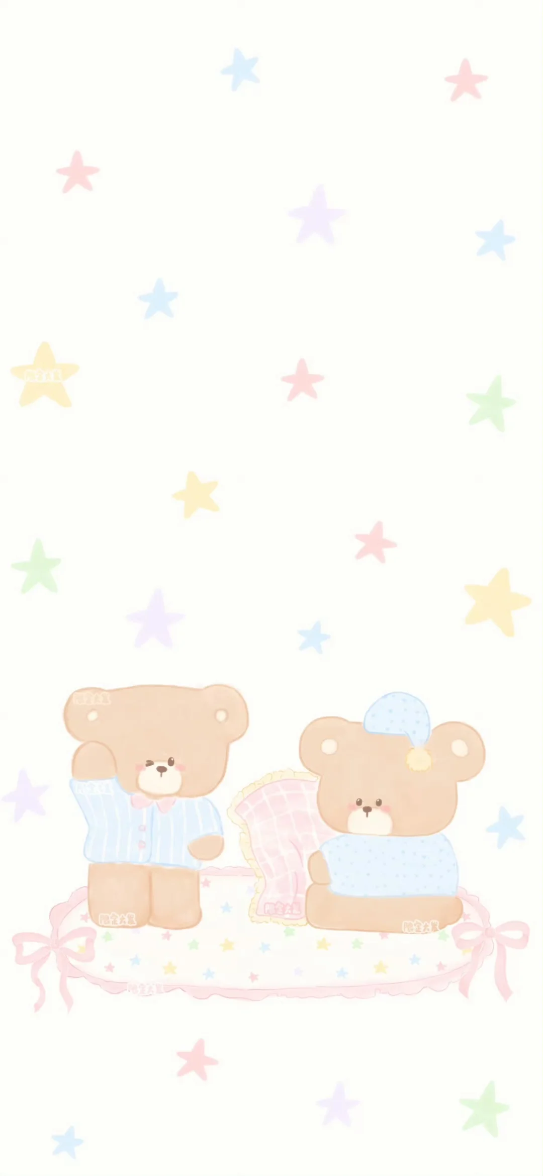 手机壁纸｜可爱治愈小熊🧸