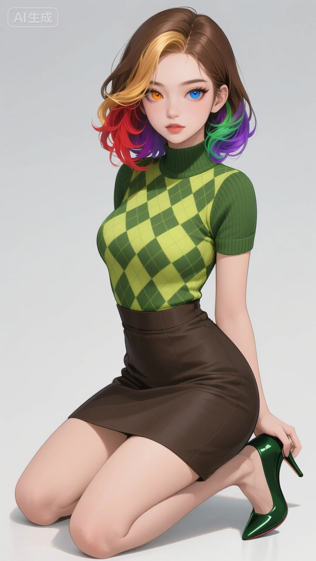 格纹优雅穿搭集💫