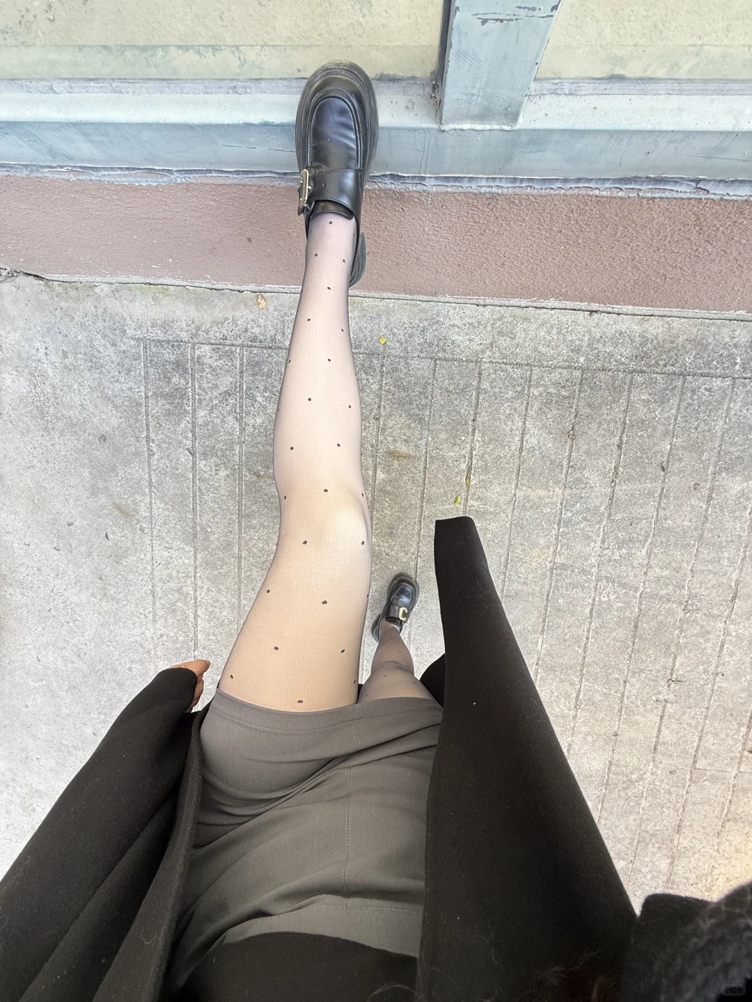 天呐‼️我怎么就这么喜欢波点黑丝呢