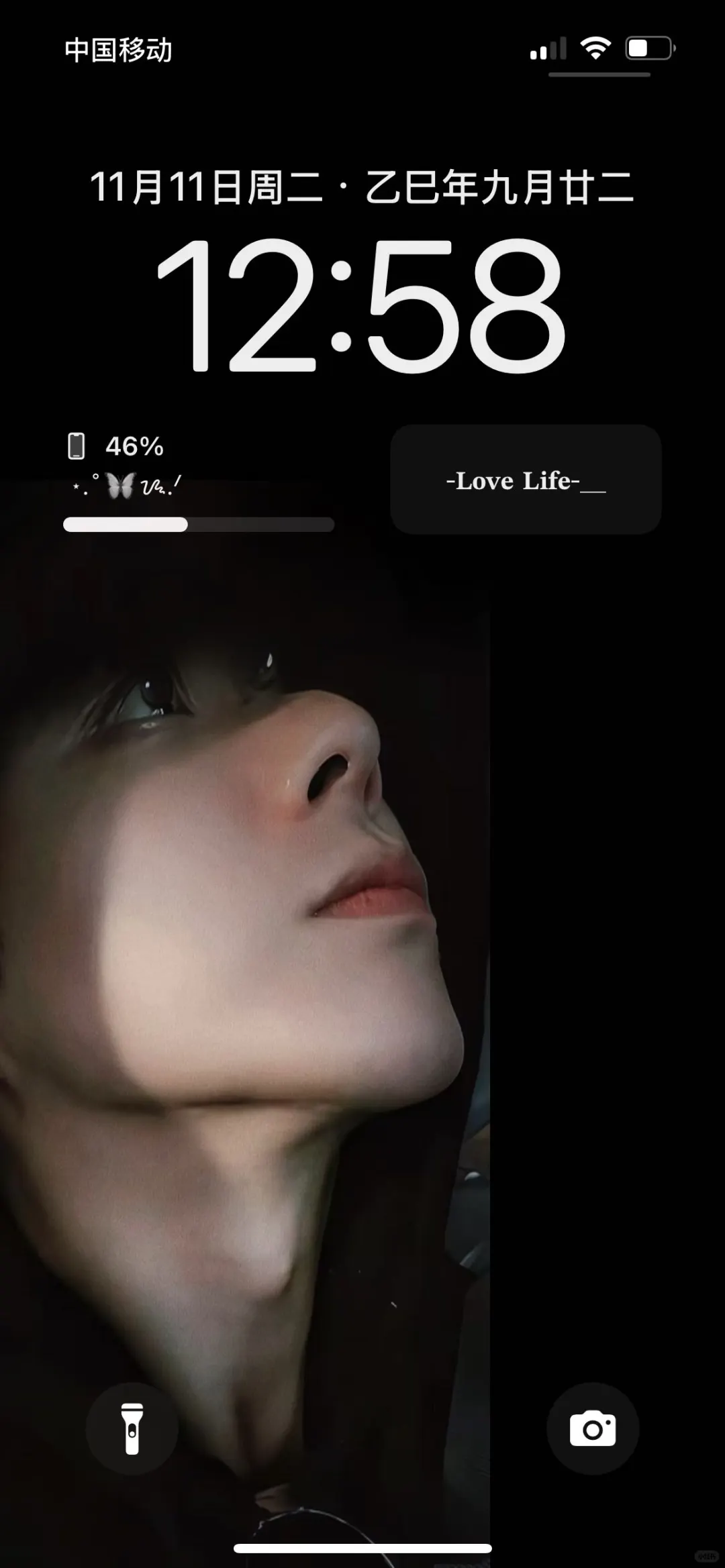 被这个壁纸帅到了！😭😭😭