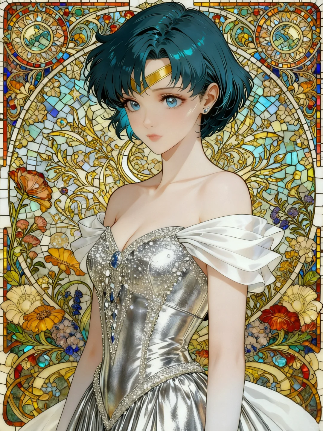 美少女战士复古头像💛穆夏风