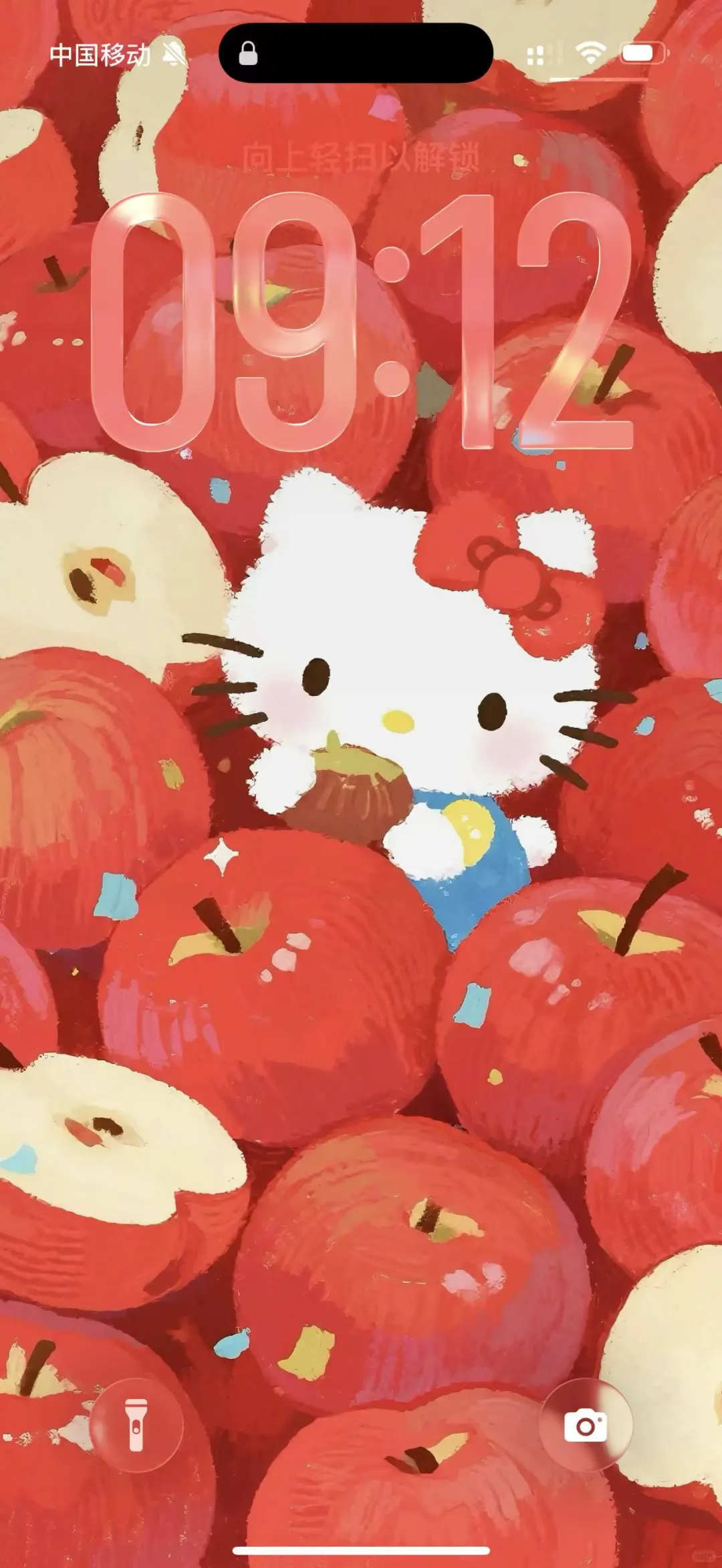 Hello Kitty满屏苹果壁纸🍎