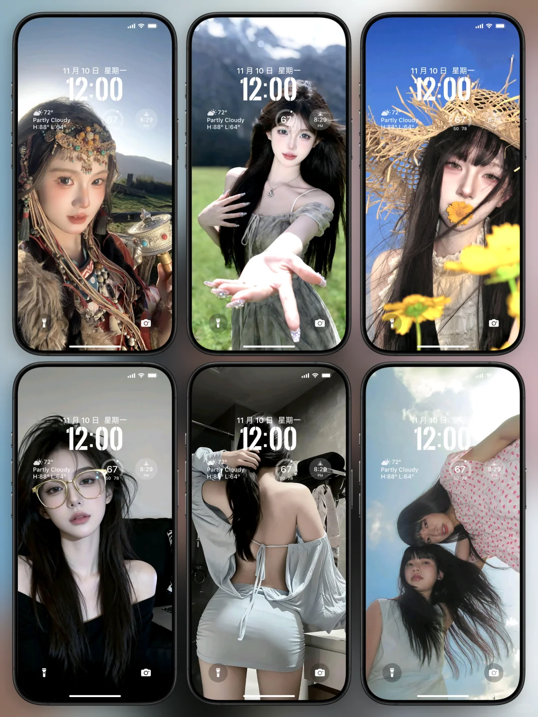 高级感拉满的一组手机锁屏壁纸丨简介拿图