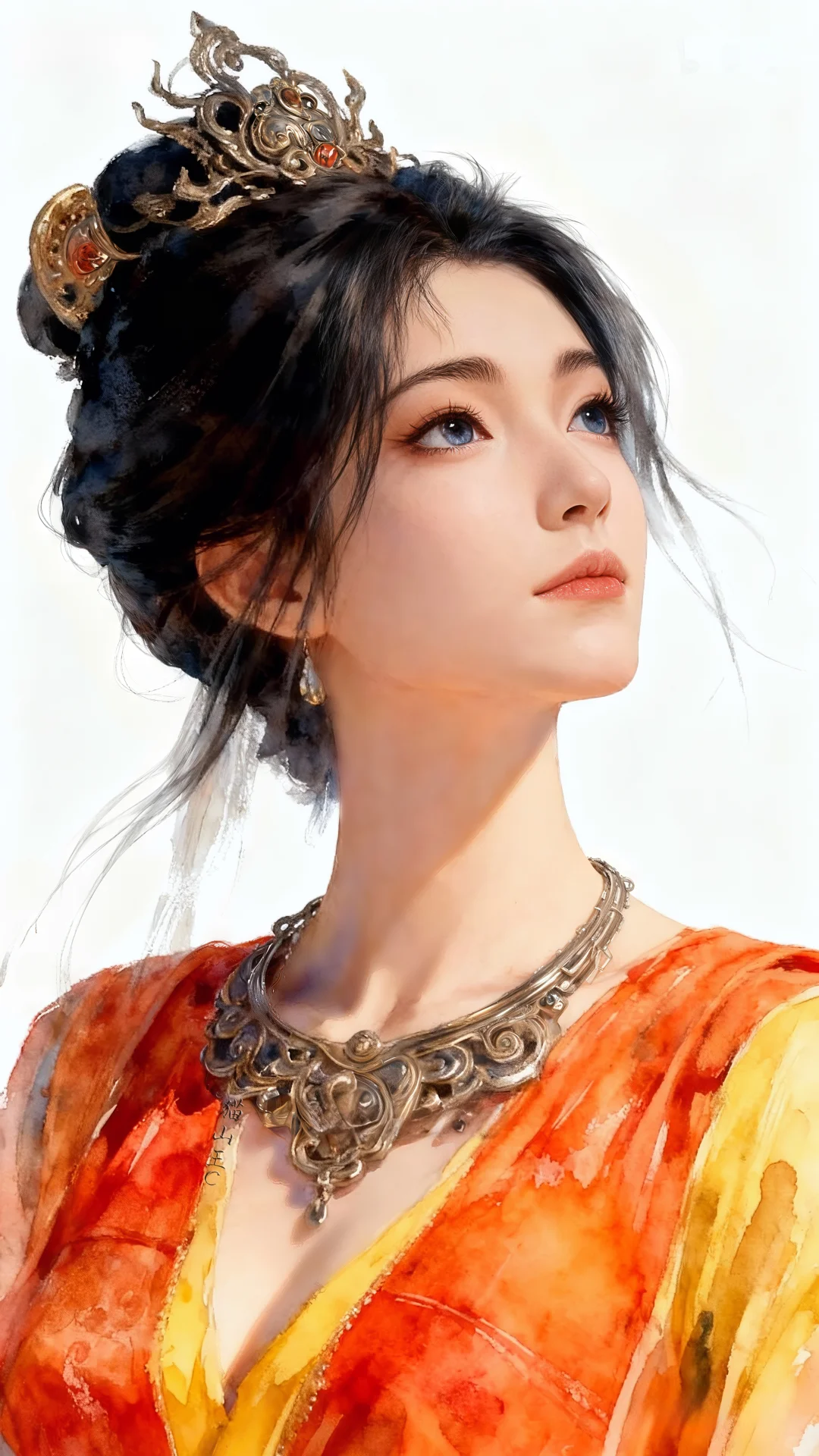 慕沛灵成为侍妾后头发都收上去了