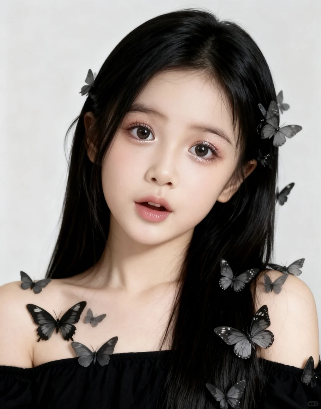 蝴蝶女孩vs蝴蝶少女🦋儿童跟成人写真分享