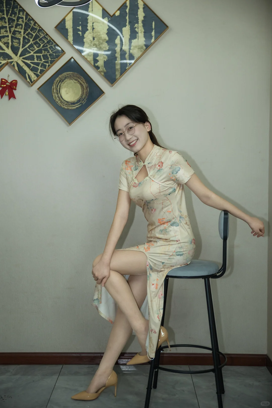 旗袍和秋天很配